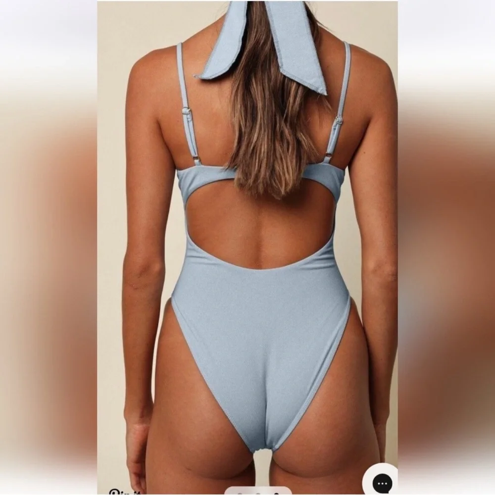 Montce Swim x Olivia Culpo One piece Swimsuit NWT Size S